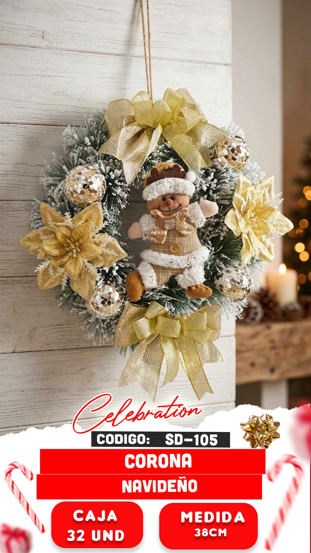 Corona navideño