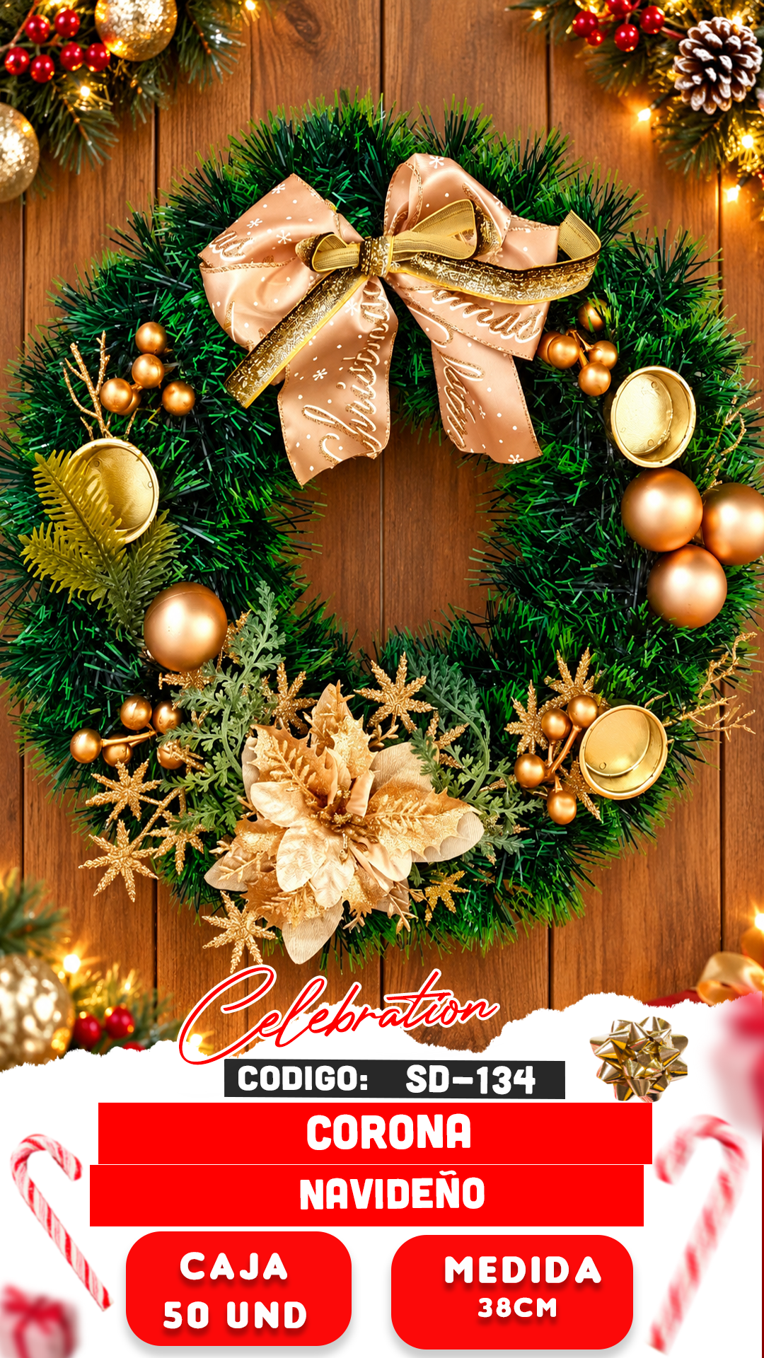 Corona navideño