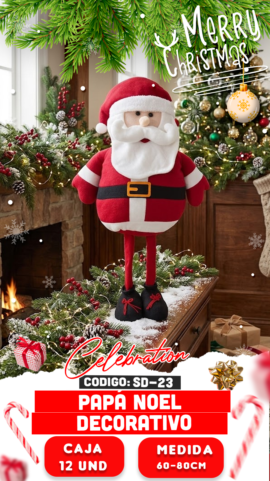 PAPÁ NOEL DECORATIVO
