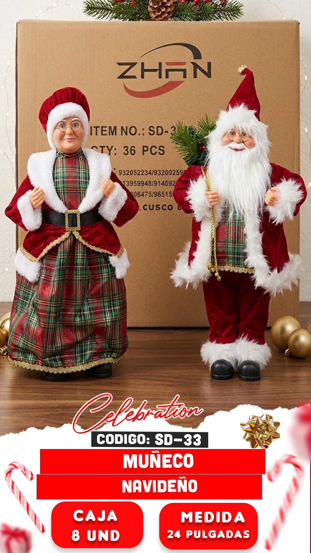 MUÑECO NAVIDEÑO