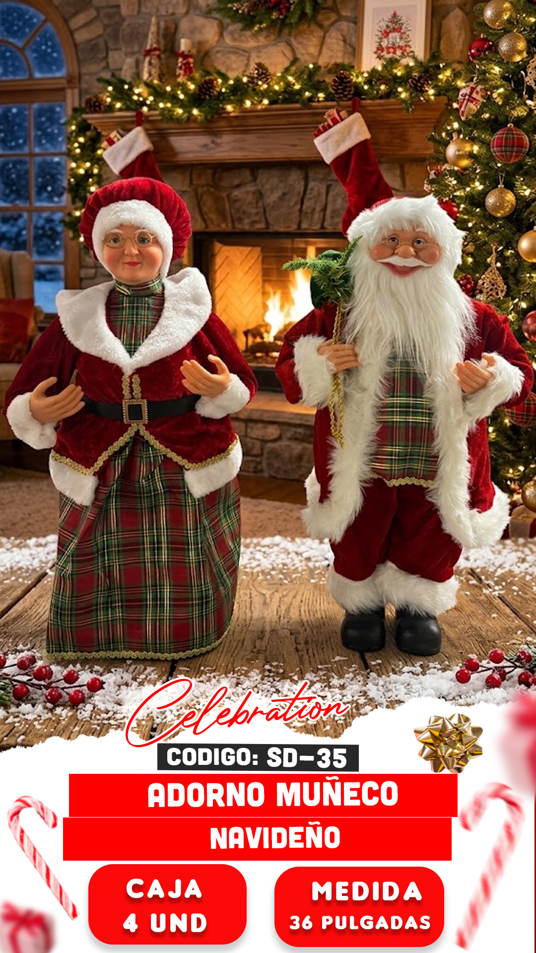 MUÑECO NAVIDEÑO