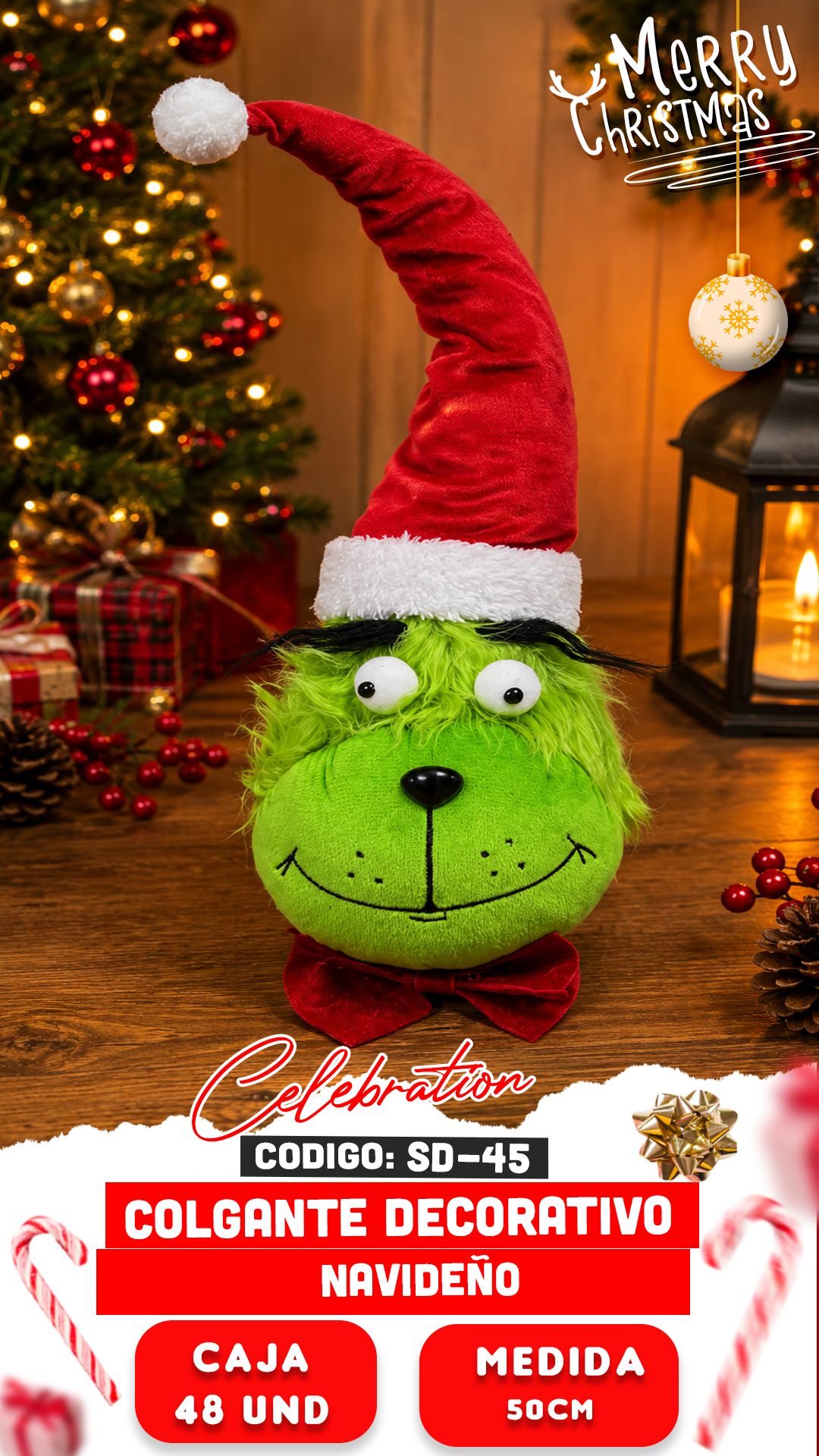 COLGANTE DECORATIVO DEL GRINCH
