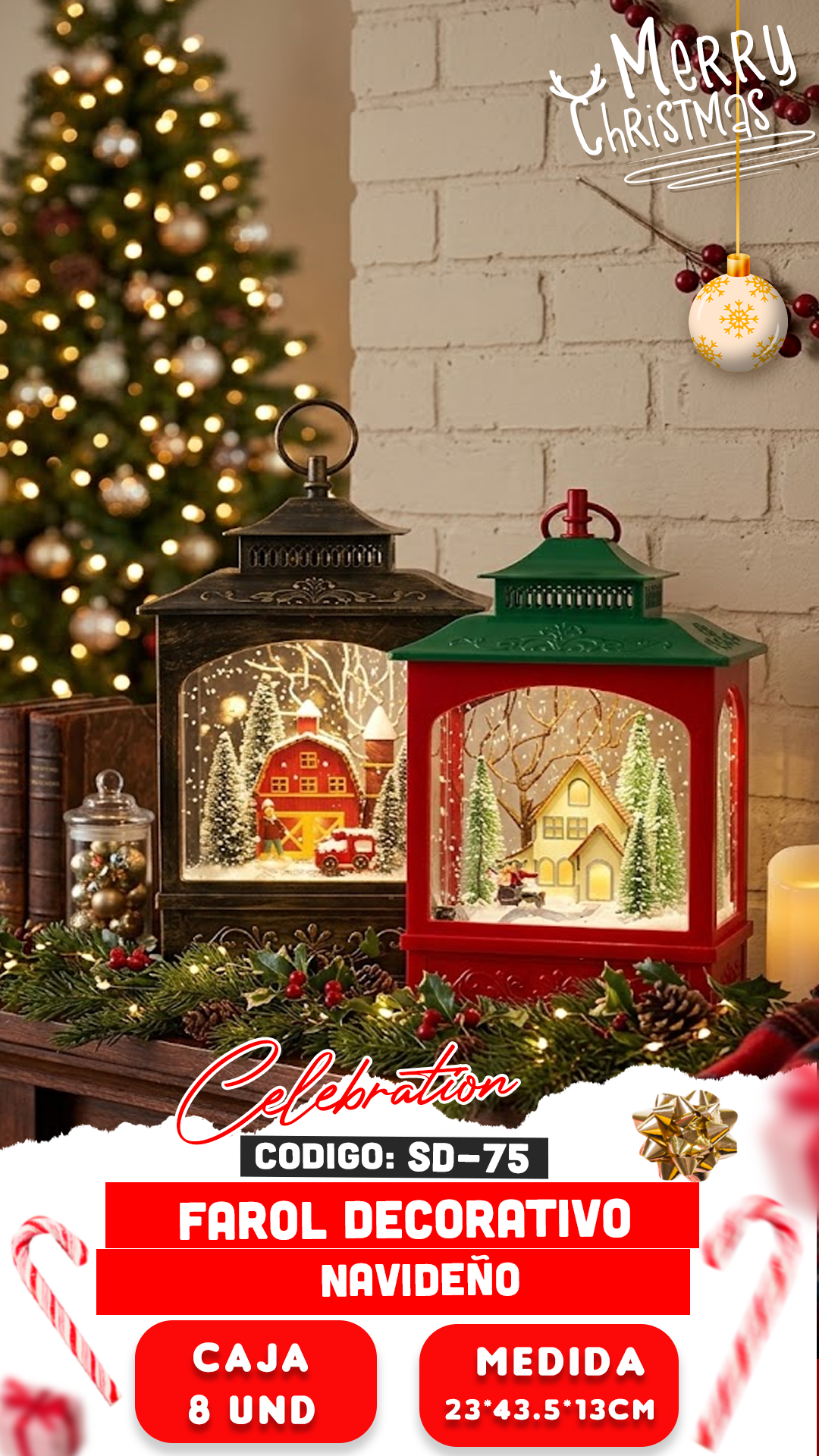 FAROL DECORATIVO VINTAGE